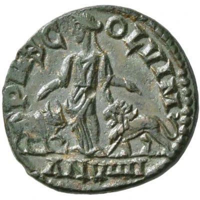 Dupondius - Philip II P M S COL VIM; Viminacium back