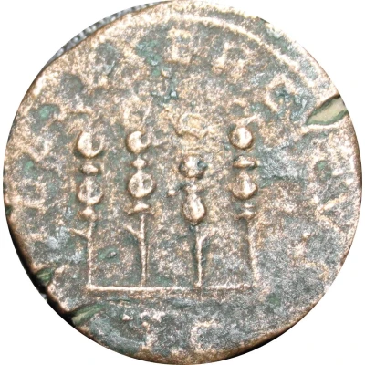 Dupondius - Philippus I FIDES EXERCITVS S C back