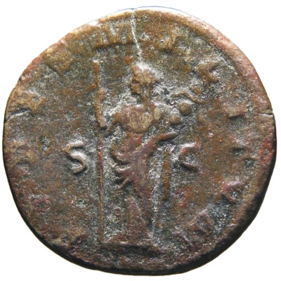 Dupondius - Philippus I FIDES MILITVM S C; Fides back