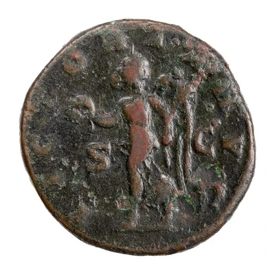Dupondius - Philippus I VICTORIA AVG S C; Victory back