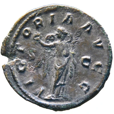 Dupondius - Pupienus VICTORIA AVGG S C; Victory back