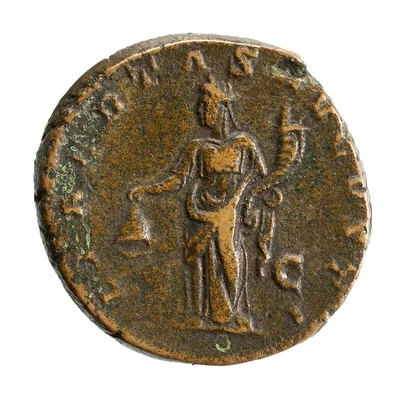 Dupondius - Severus Alexander LIBERTAS AVGVSTI S C; Libertas back