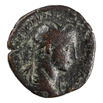 Dupondius - Severus Alexander P M TR P VII COS II P P S C front