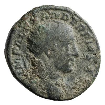 Dupondius - Severus Alexander PROVIDENTIA AVG S C; Providentia front