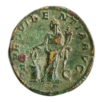 Dupondius - Severus Alexander PROVIDENTIA AVG S C; Providentia back