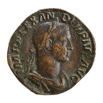 Dupondius - Severus Alexander SPES PVBLICA S C; Spes front