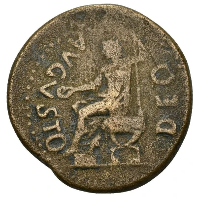 Dupondius - Tiberius C V T T AETERNITATIS AVGVSTAE front