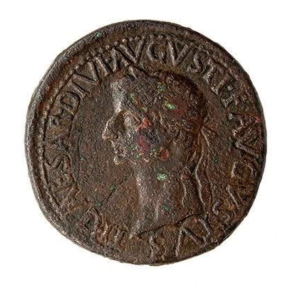 Dupondius - Tiberius DRVSVS CAESAR NERO CAESAR C C A front