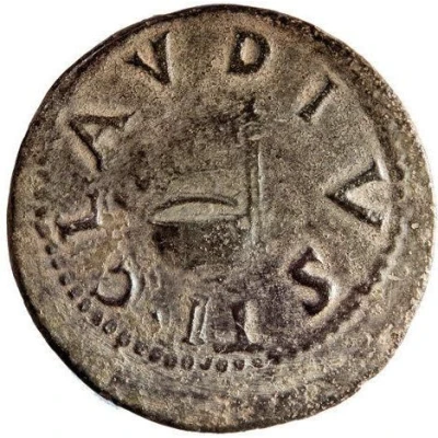 Dupondius - Tiberius TI CLAVDIVS 12 BC - 14 AD back