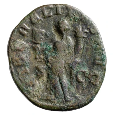 Dupondius - Trajan Decius LIBERALITAS AVG S C; Liberalitas back