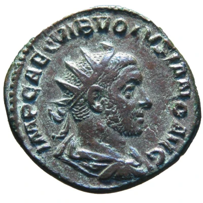 Dupondius - Volusianus PAX AVGG S C; Pax front