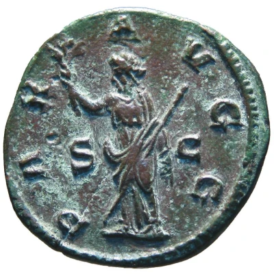 Dupondius - Volusianus PAX AVGG S C; Pax back