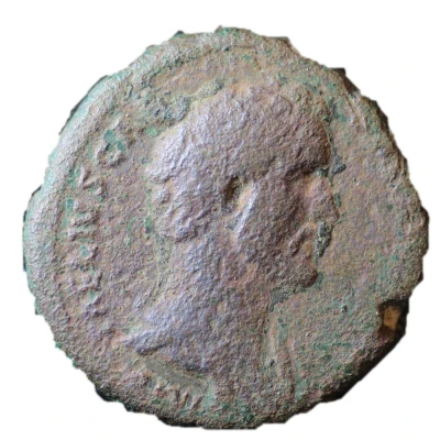 Dupondius or As - Antoninus Pius TRIB POT COS S C front