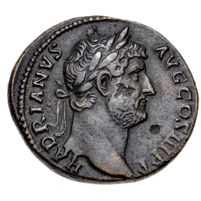 Dupondius or As - Hadrian AEGYPTOS S C; Egypt front