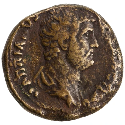 Dupondius or As - Hadrian AEGYPTOS S C; Egypt front