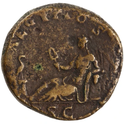 Dupondius or As - Hadrian AEGYPTOS S C; Egypt back