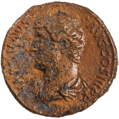 Dupondius or As - Hadrian AEGYPTOS S C; Egypt front