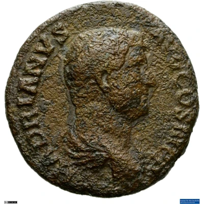 Dupondius or As - Hadrian AEGYPTOS S C; Egypt front