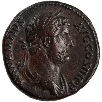 Dupondius or As - Hadrian CAPPADOCIA S C; Cappadocia front
