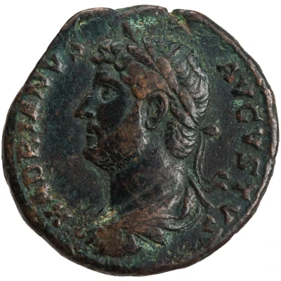 Dupondius or As - Hadrian CLEMENTIA AVG COS III P P S C; Clementia front
