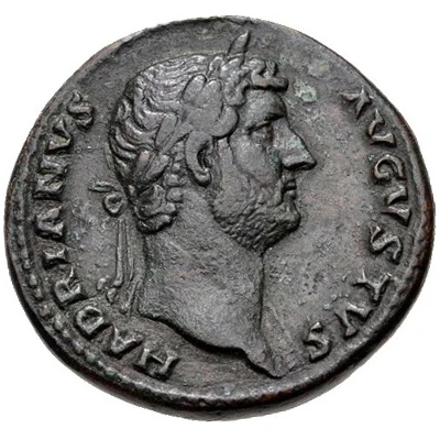 Dupondius or As - Hadrian CLEMENTIA AVG COS III P PS C; Clementia front
