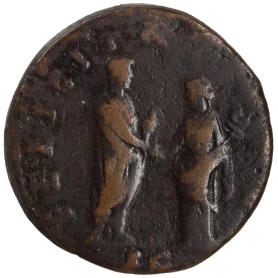 Dupondius or As - Hadrian FELICITAS AVG S C; Felicitas back