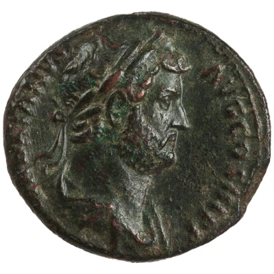 Dupondius or As - Hadrian FELICITAS AVG S C; Felicitas front