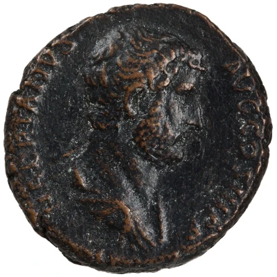 Dupondius or As - Hadrian FELICITAS AVG S C; Felicitas front