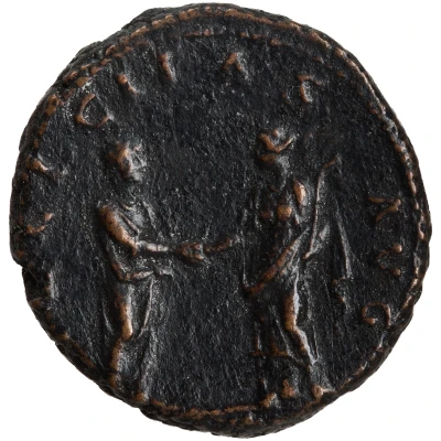 Dupondius or As - Hadrian FELICITAS AVG S C; Felicitas back