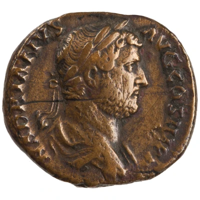 Dupondius or As - Hadrian FELICITAS AVG S C; Felicitas front