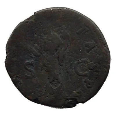 Dupondius or As - Hadrian FELICITAS P RS C; Felicitas back