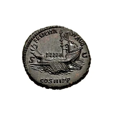 Dupondius or As - Hadrian FELICITATI AVG COS III P P S C back