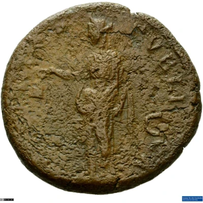 Dupondius or As - Hadrian LIBERTAS PVBLICA S C; Libertas back