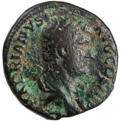 Dupondius or As - Hadrian MAVRETANIA S C; Mauretania front