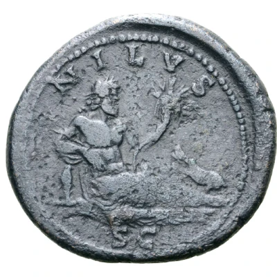 Dupondius or As - Hadrian NILVS S C; Nilus back