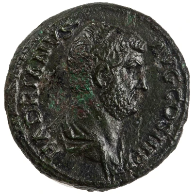 Dupondius or As - Hadrian RESTITVTORI AFRICAE S C; Africa front