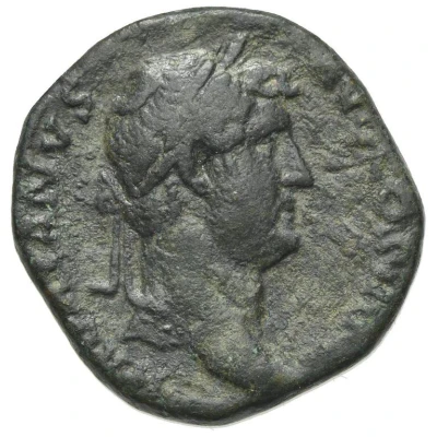 Dupondius or As - Hadrian SALVS AVG S C; Salus front