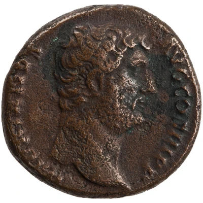 Dupondius or As - Hadrian SALVS AVG S C; Salus front