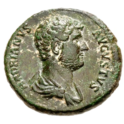 Dupondius or As - Hadrian TRANQVILLITAS AVG COS III P P S C; Tranquillitas front