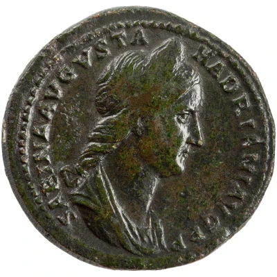 Dupondius or As - Sabina CONCORDIA AVG S C; Concordia front
