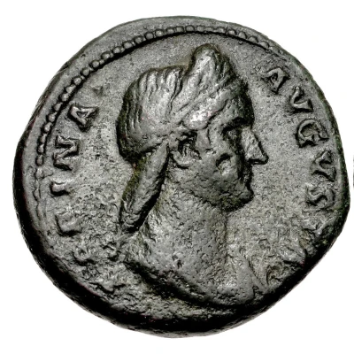 Dupondius or As - Sabina CONCORDIA AVG S C; Concordia front