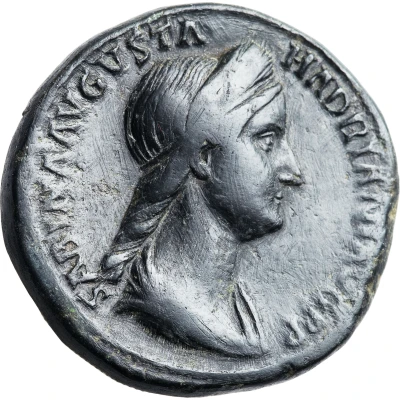 Dupondius or As - Sabina IVNONI REGINAE S C; Juno front