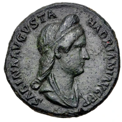 Dupondius or As - Sabina IVNONI REGINAE S C; Juno front