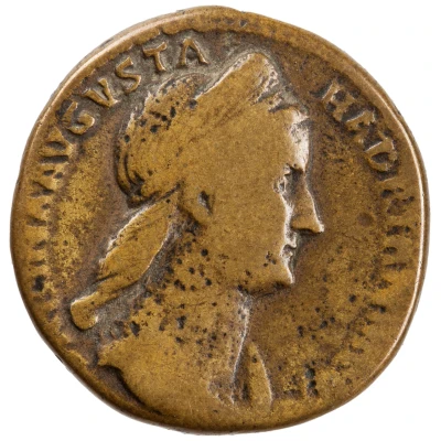 Dupondius or As - Sabina PIETAS AVG S C; Pietas front
