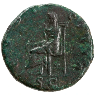 Dupondius or As - Sabina PVDICITIA; Pudicitia back