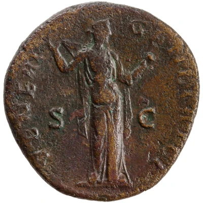 Dupondius or As - Sabina VENERI GENETRICI S C; Venus back