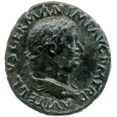 Dupondius or As - Vitellius S C front