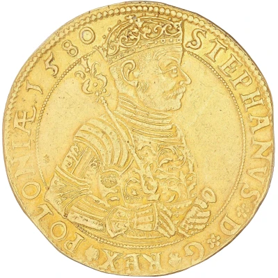 Dziesięciodukat litewski / 10 Ducats - Stephen Báthory Wilno front