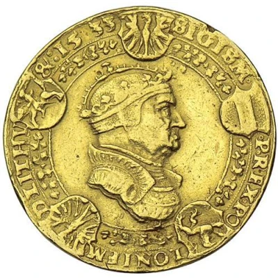 Dziesięciodukat pruski / 10 Ducats - Sigismund I the Old Toruń front