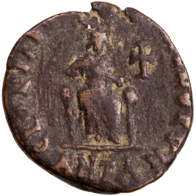 Follis - Aelia Eudoxia GLORIA ROMANORVM; Antioch back